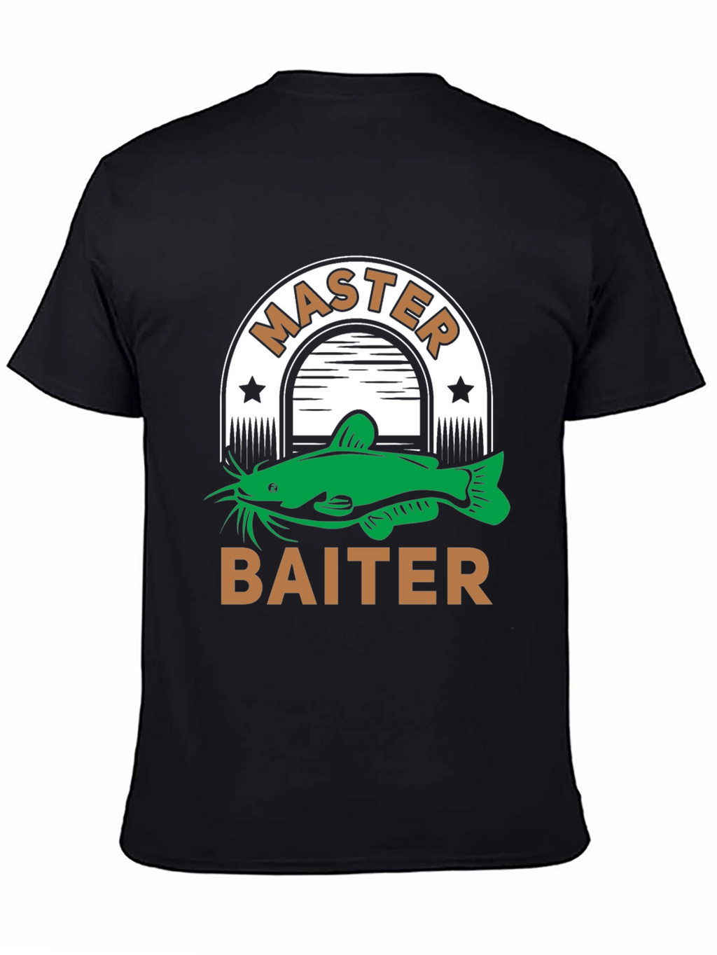 Master Baiter T-Shirt Fishing Humor Tee