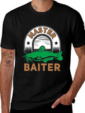 Master Baiter T-Shirt Fishing Humor Tee