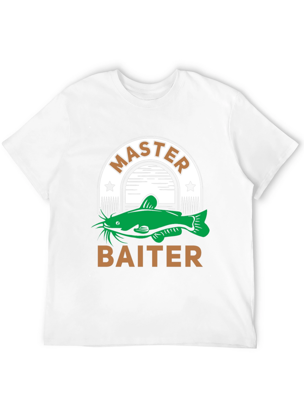 Master Baiter T-Shirt Fishing Humor Tee