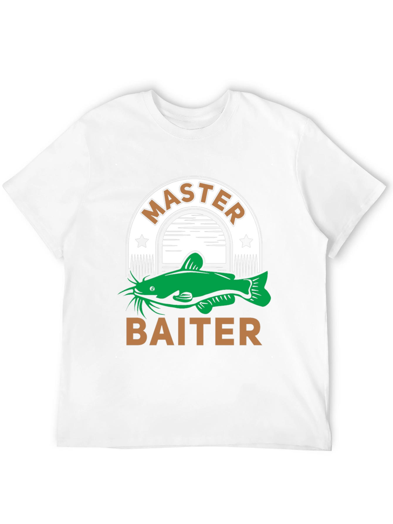 Master Baiter T-Shirt Fishing Humor Tee
