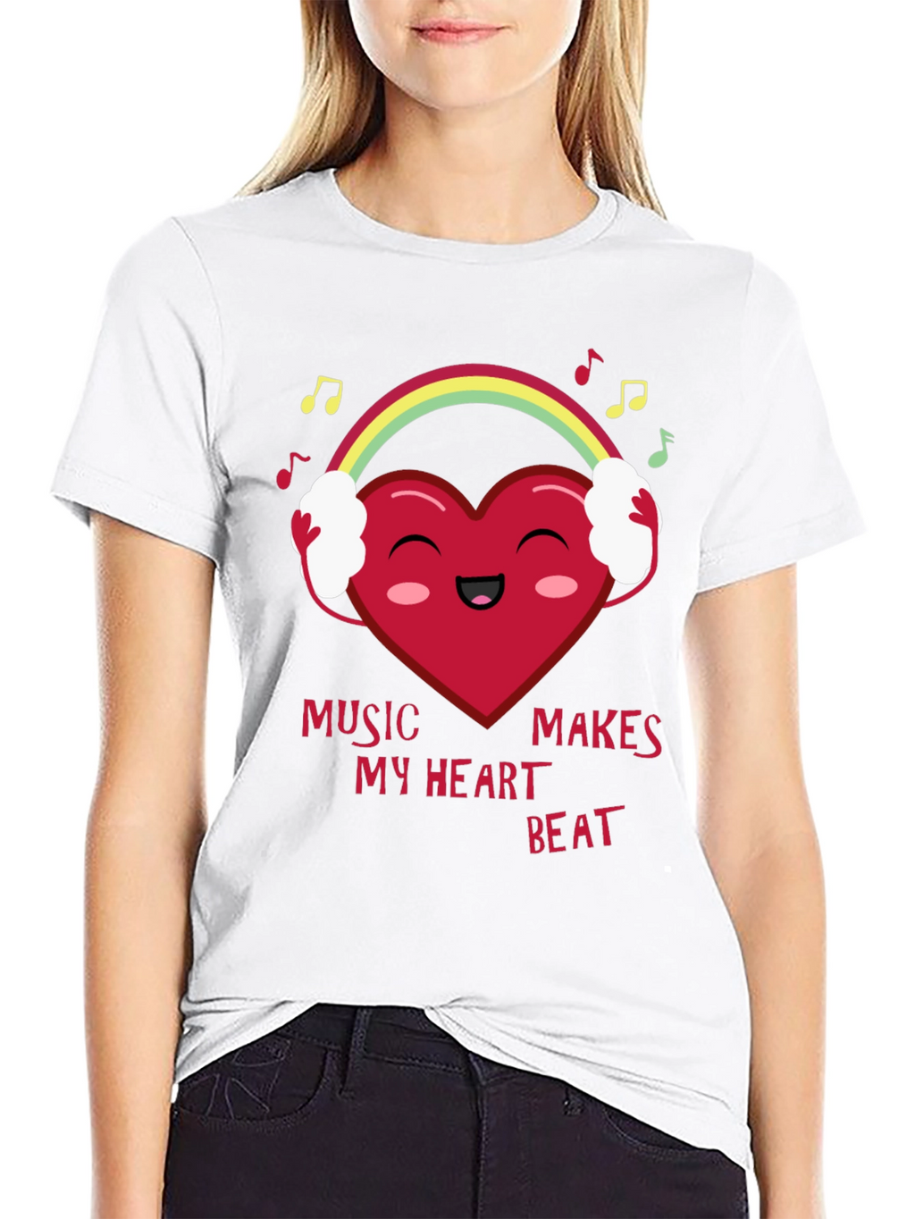 Music Makes My Heart Beat T-Shirt