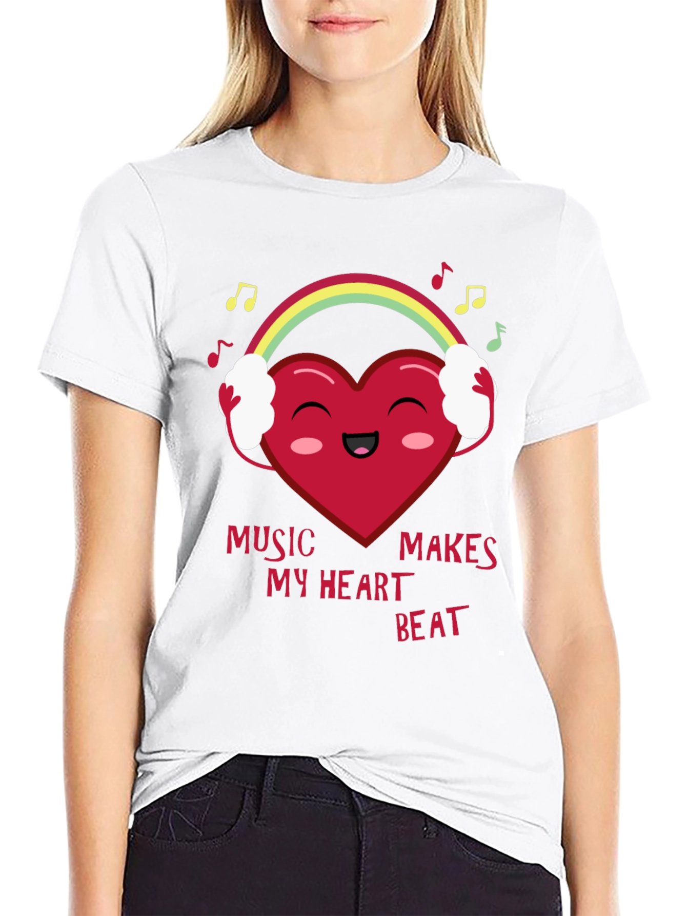 Music Makes My Heart Beat T-Shirt