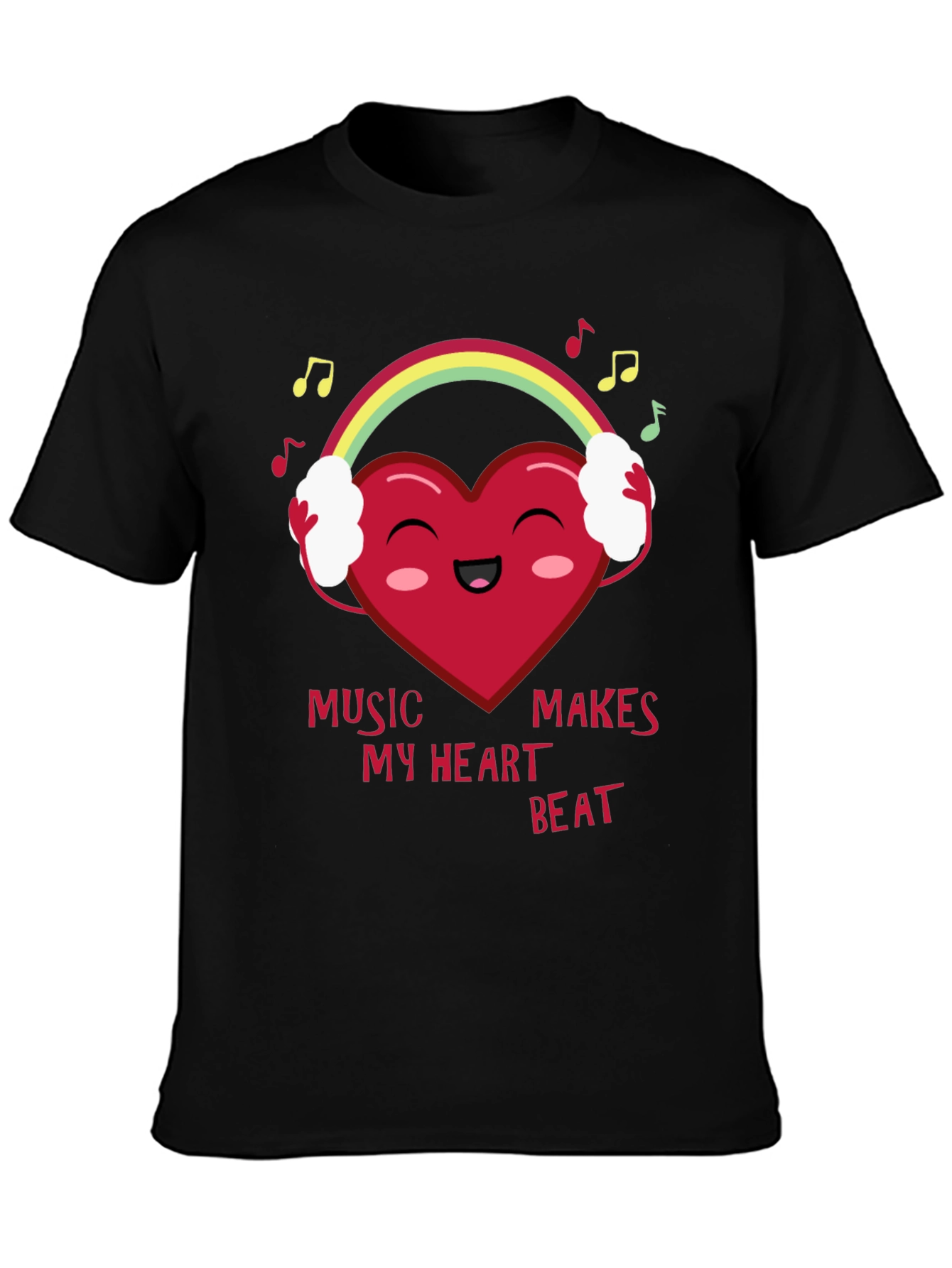 Music Makes My Heart Beat T-Shirt