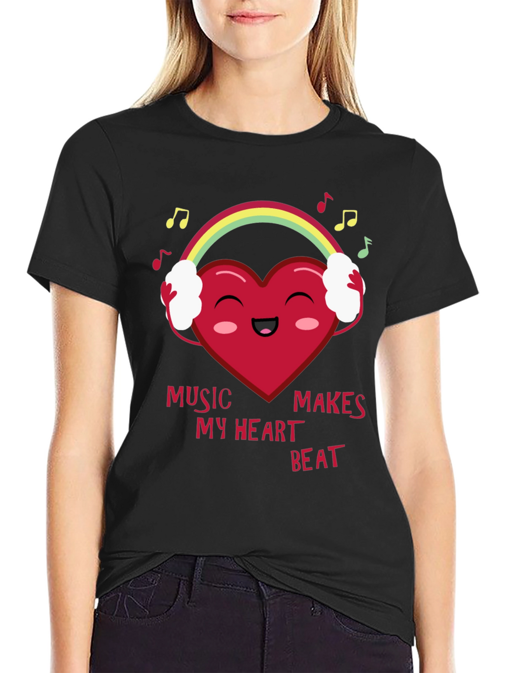 Music Makes My Heart Beat T-Shirt