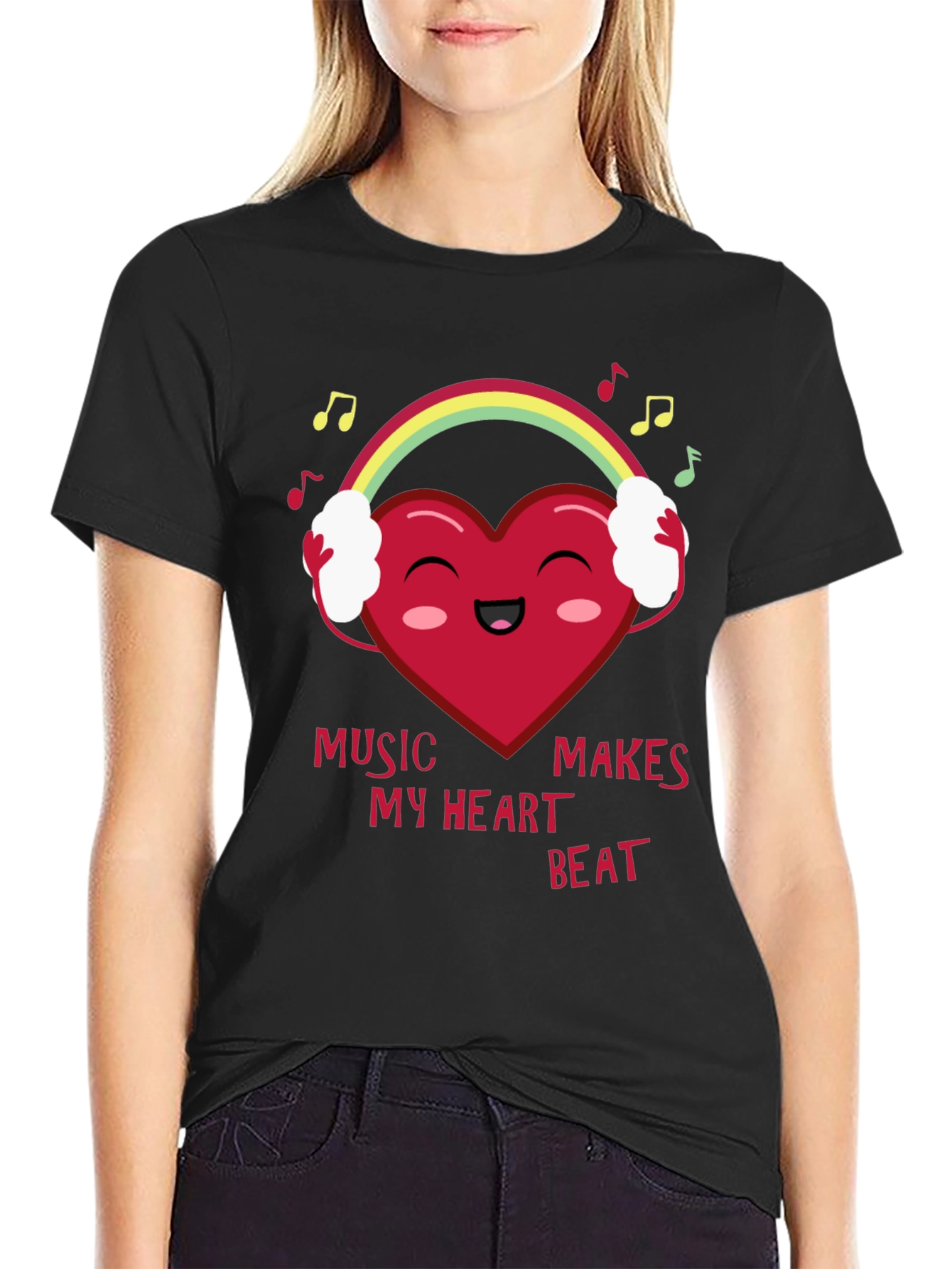 Music Makes My Heart Beat T-Shirt