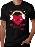 Music Makes My Heart Beat T-Shirt