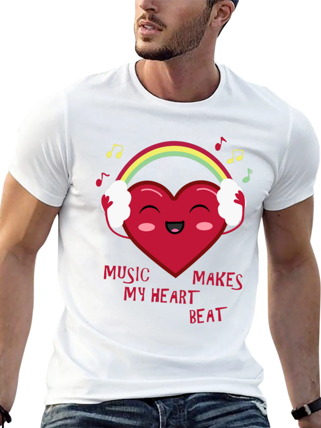 Music Makes My Heart Beat T-Shirt