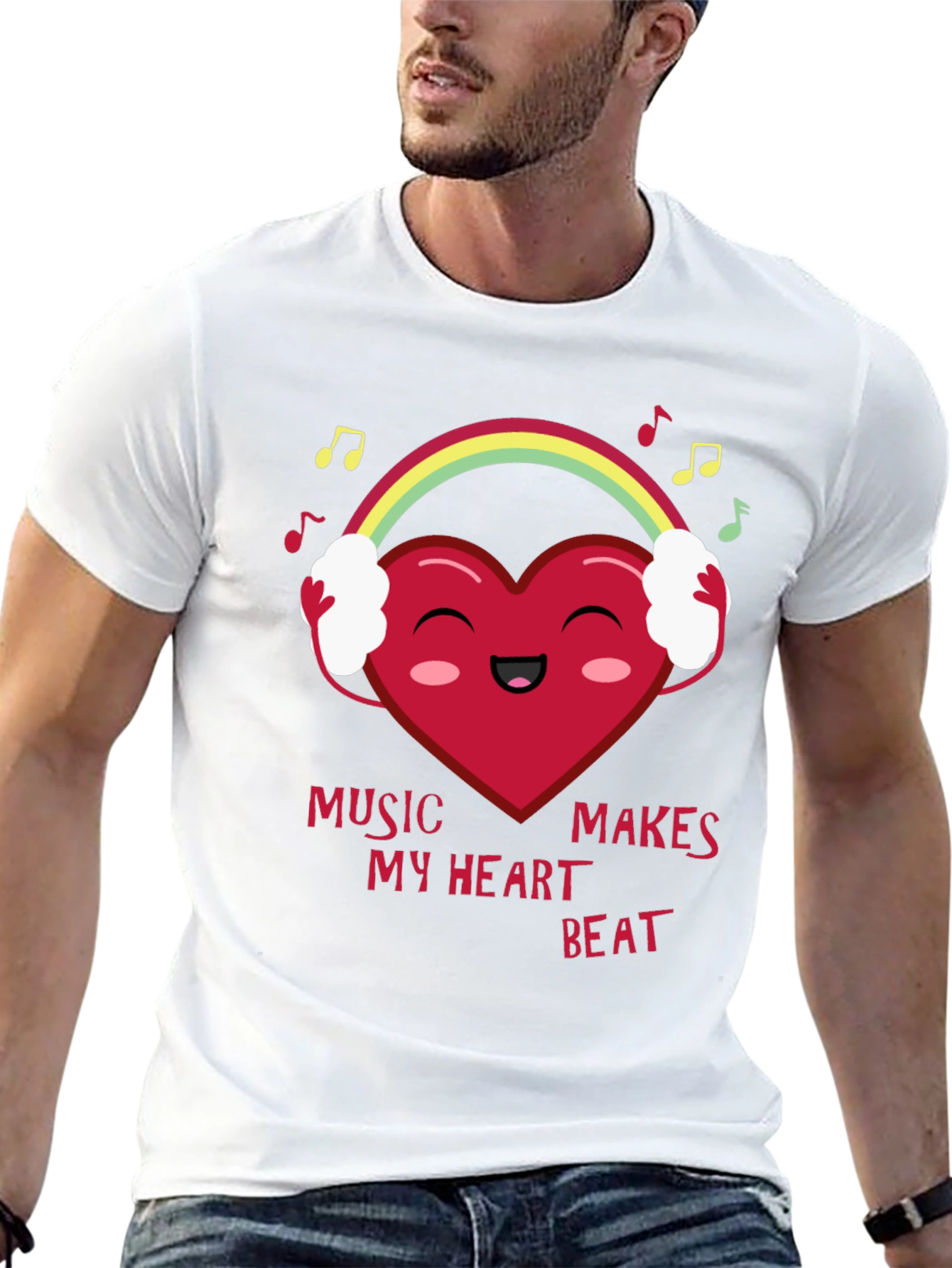 Music Makes My Heart Beat T-Shirt
