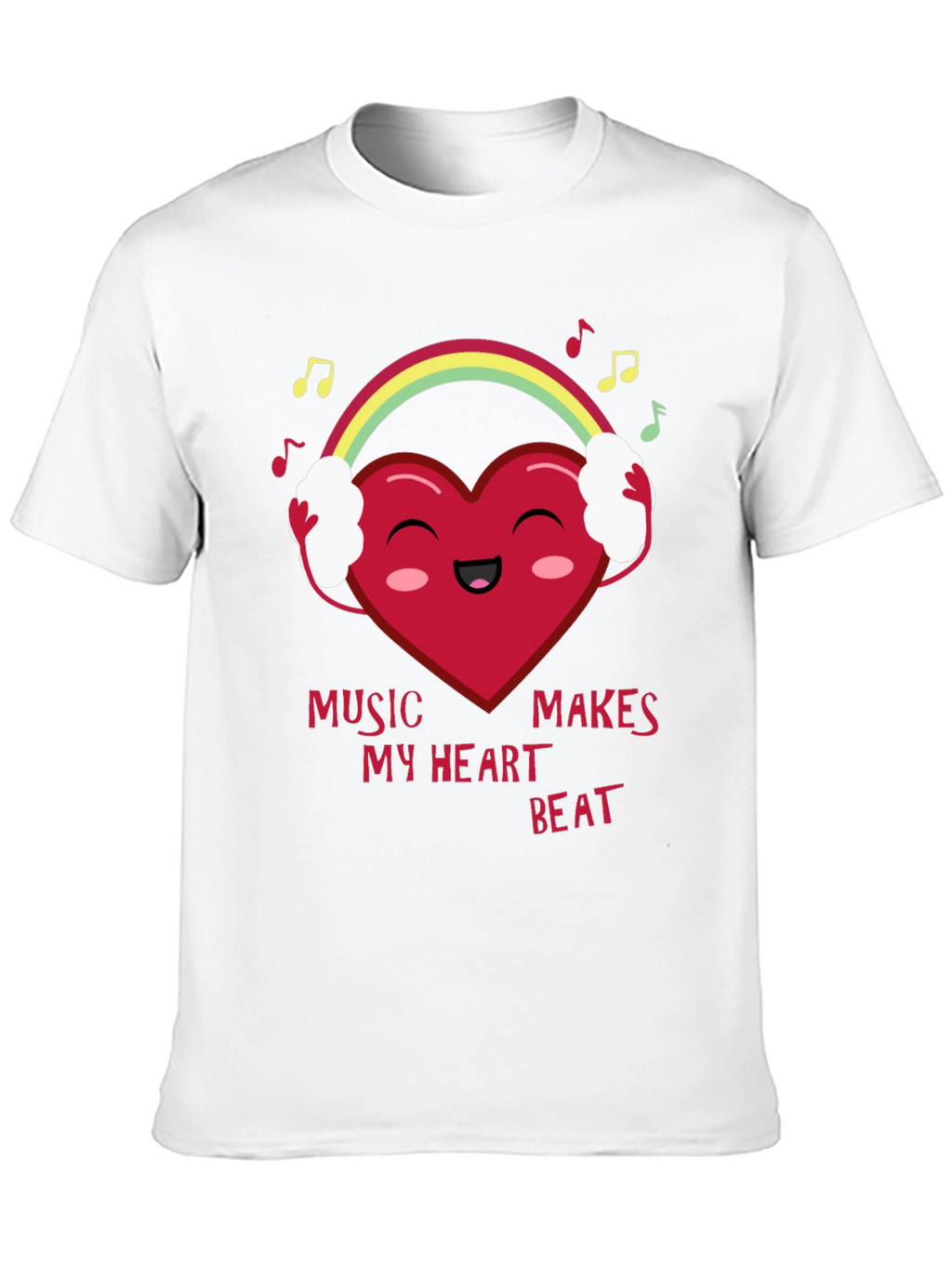 Music Makes My Heart Beat T-Shirt