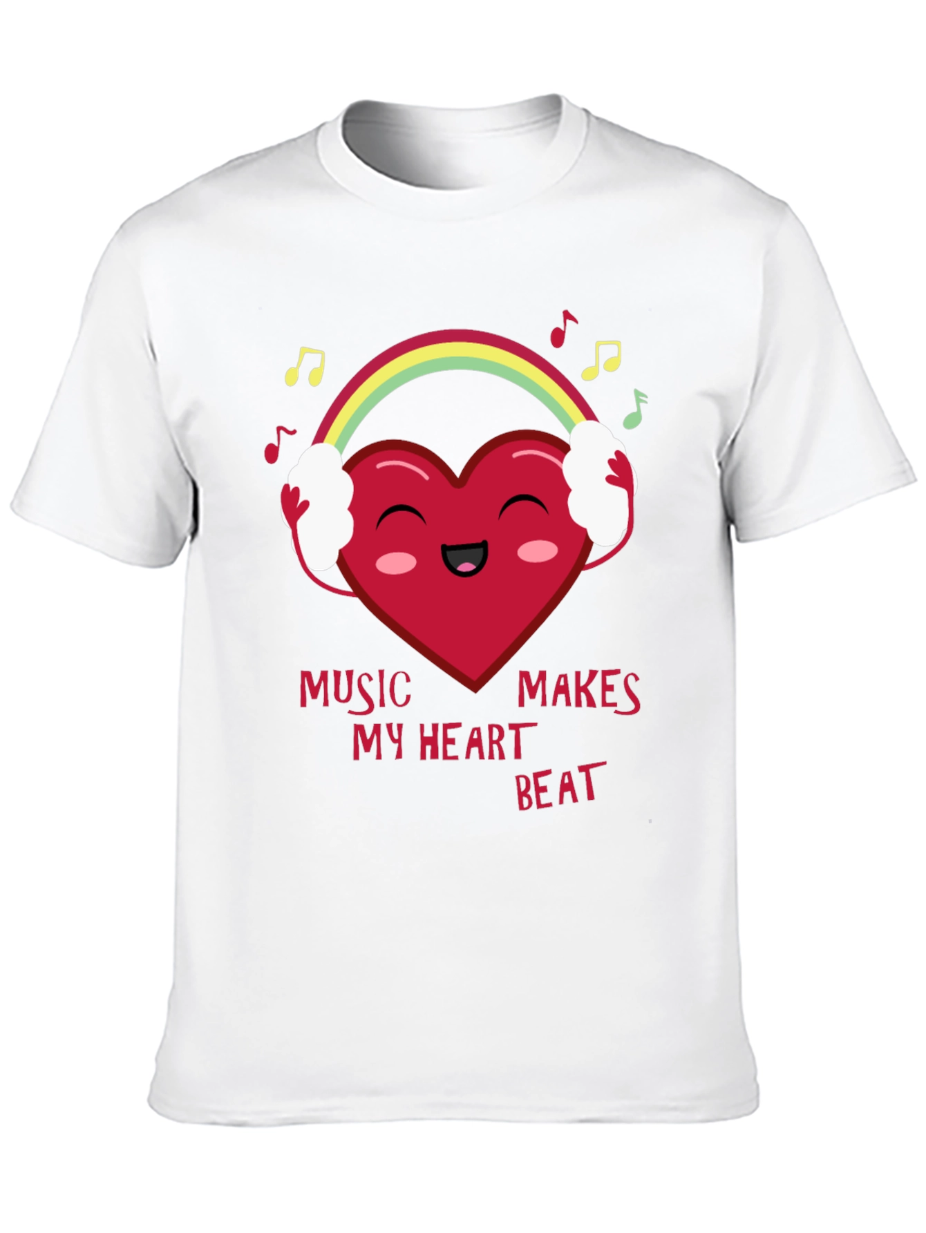 Music Makes My Heart Beat T-Shirt
