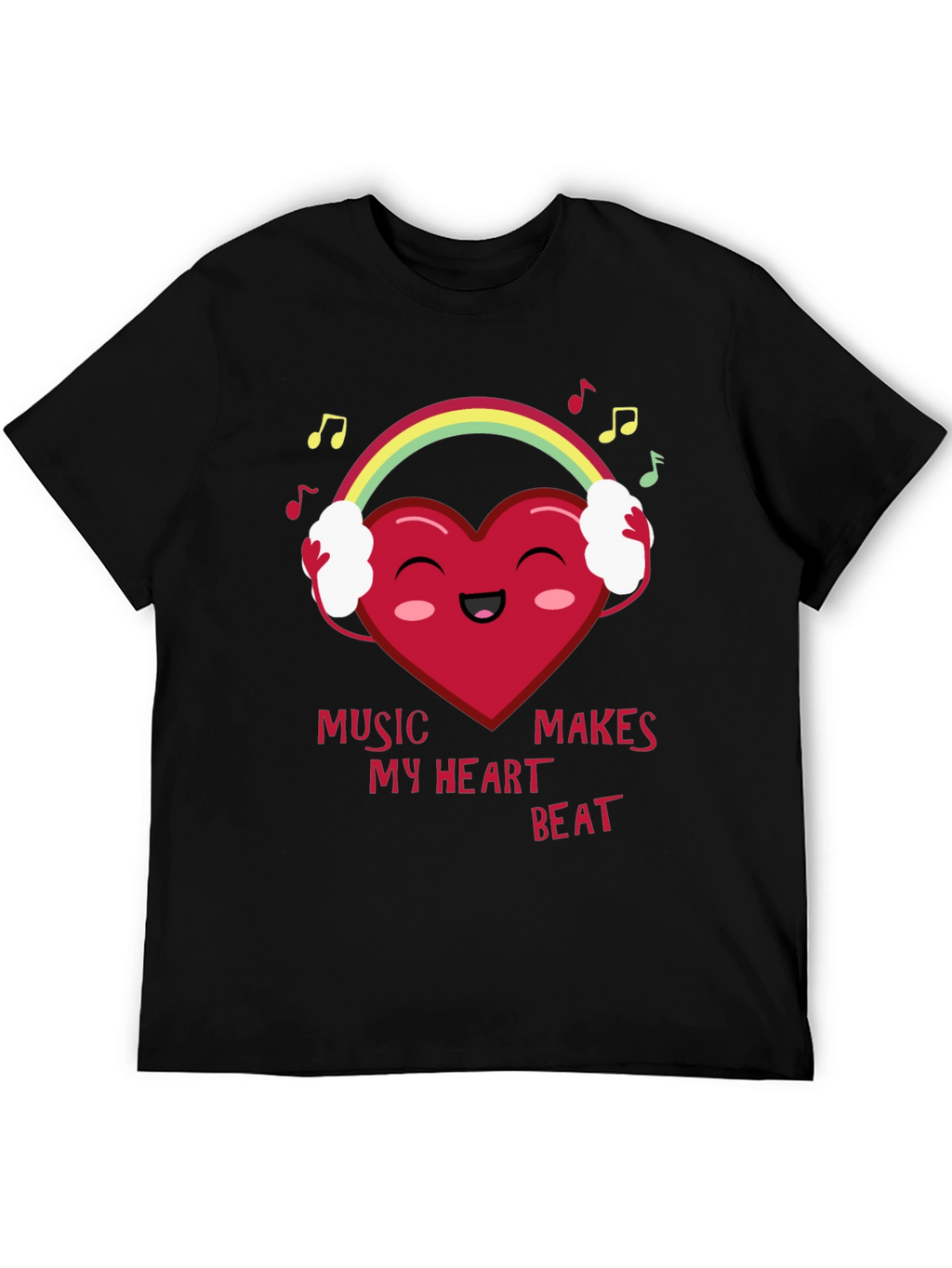 Music Makes My Heart Beat T-Shirt