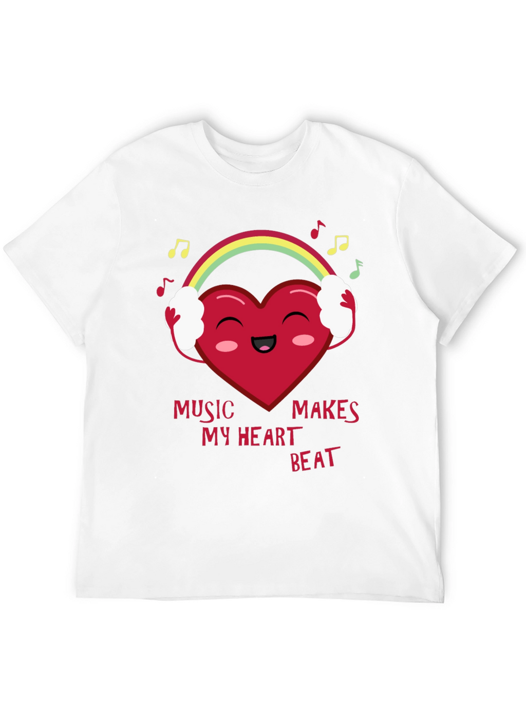 Music Makes My Heart Beat T-Shirt