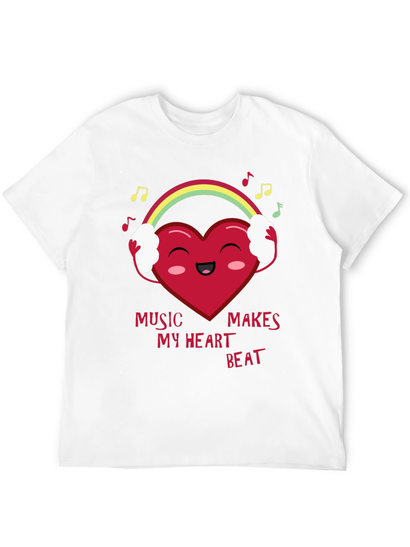 Music Makes My Heart Beat T-Shirt