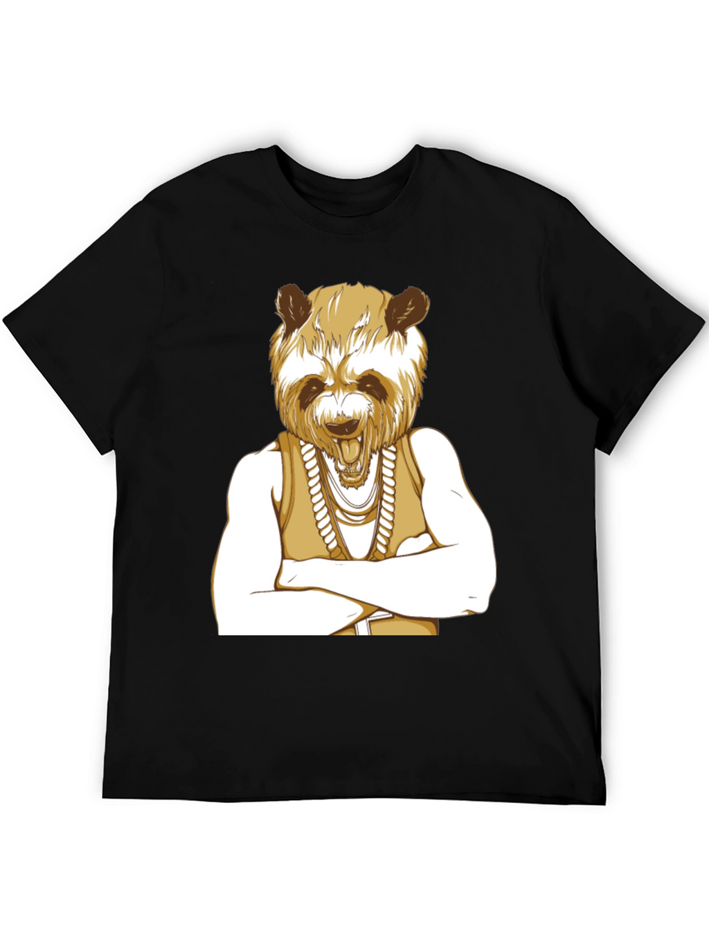 Panda Rapper Graphic Tee