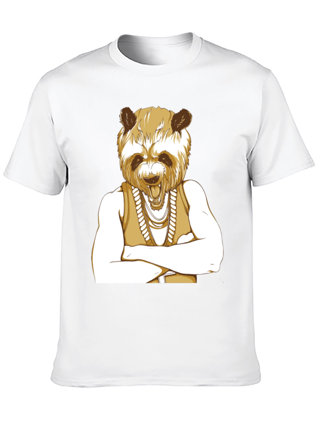 Panda Rapper Graphic Tee