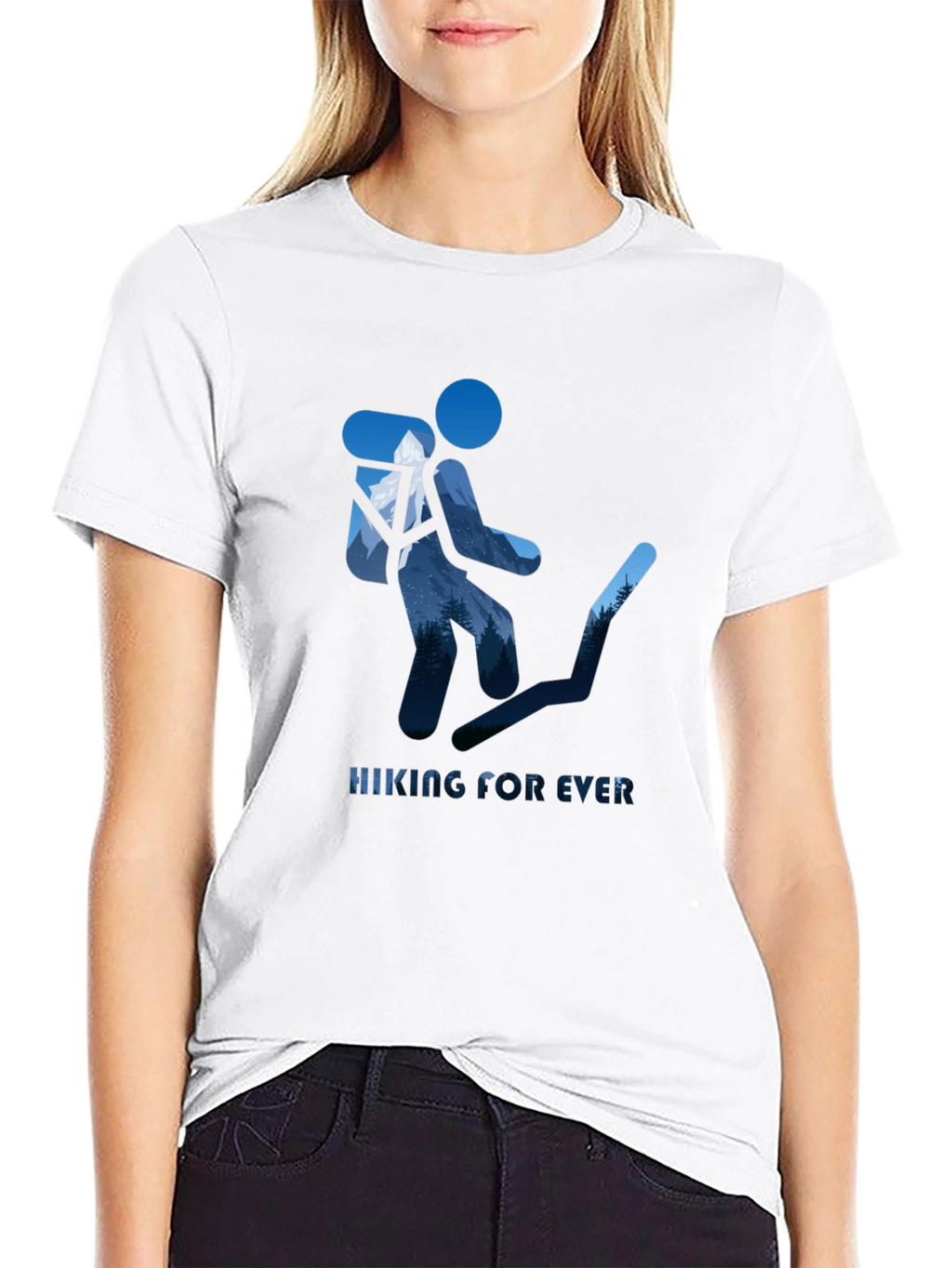 Hiking Forever Graphic T-Shirt