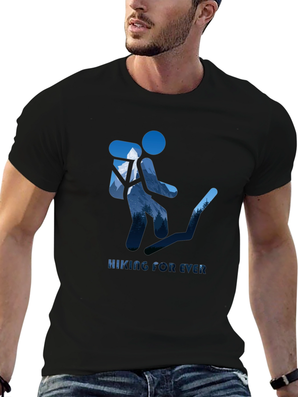 Hiking Forever Graphic T-Shirt