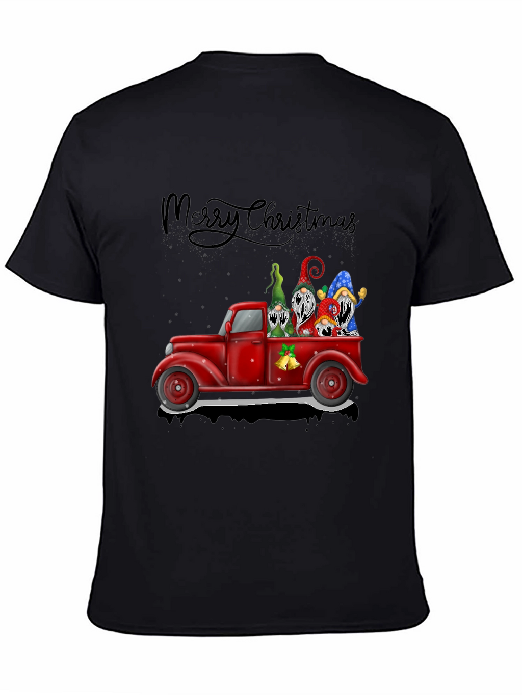 Merry Christmas Truck Gnomes Tee