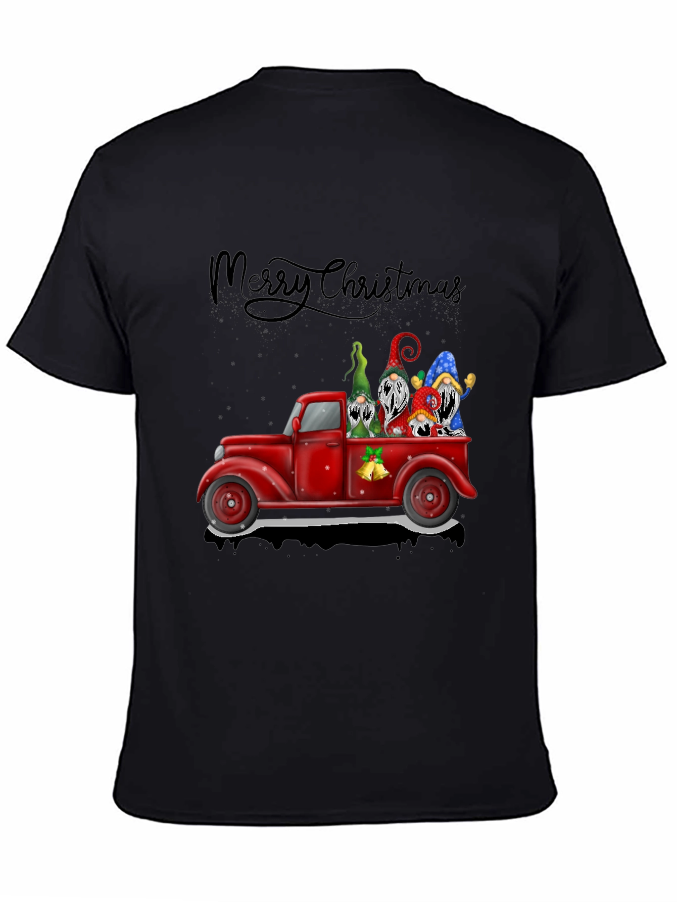 Merry Christmas Truck Gnomes Tee