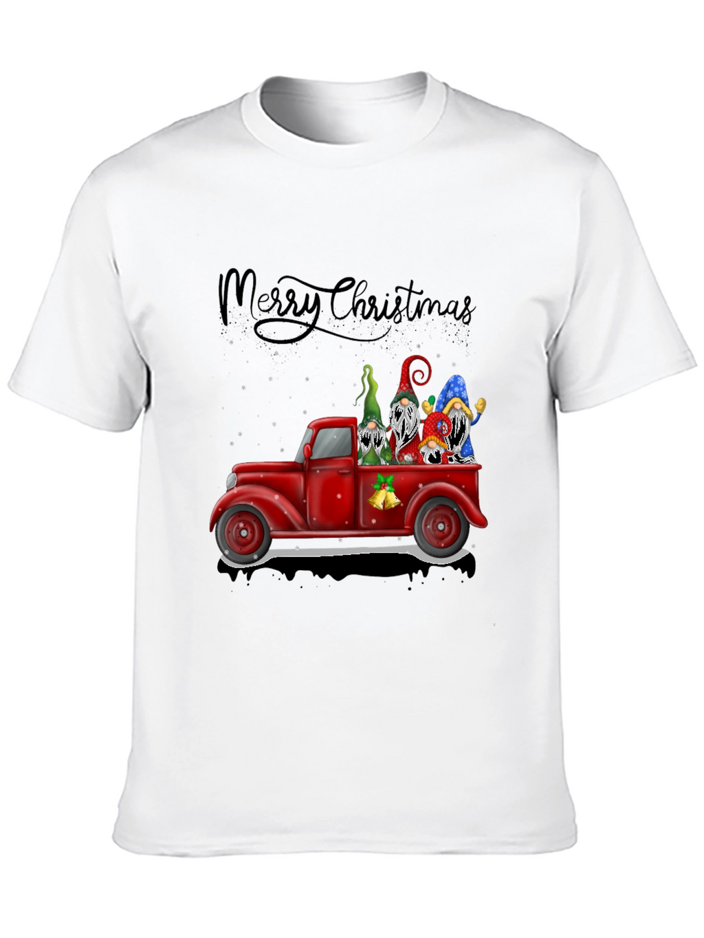 Merry Christmas Truck Gnomes Tee