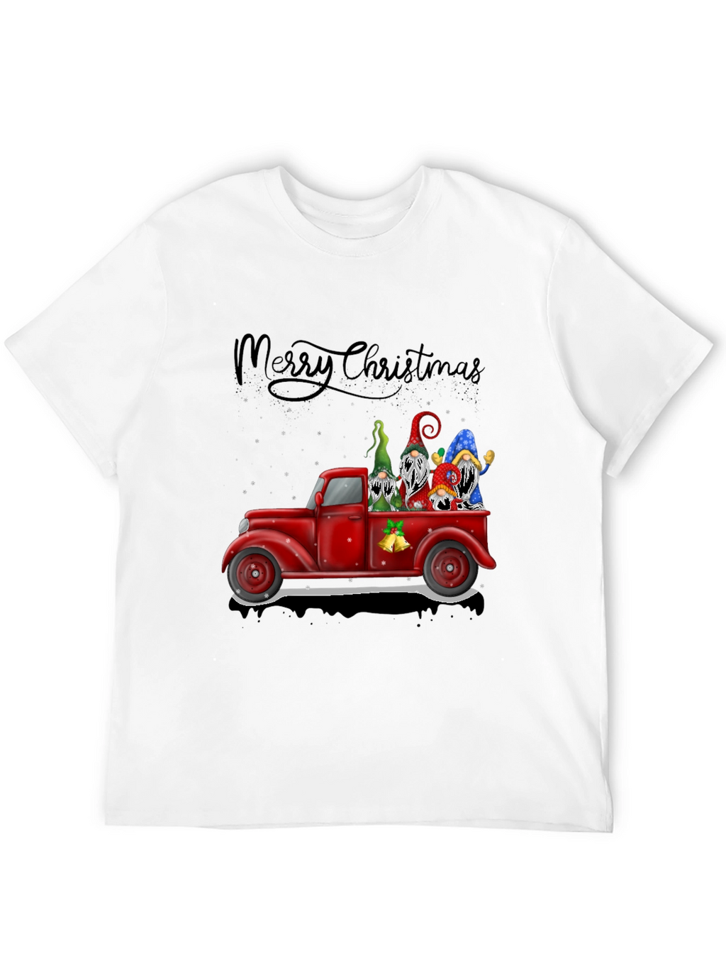Merry Christmas Truck Gnomes Tee