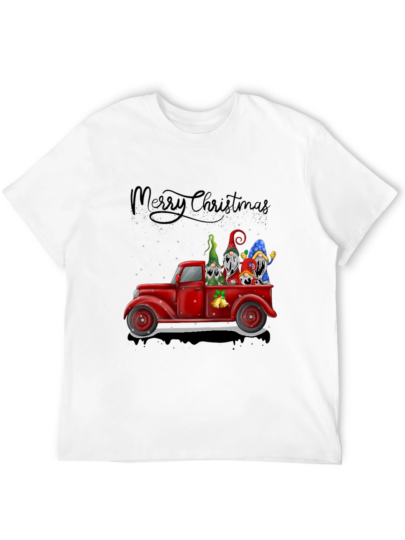 Merry Christmas Truck Gnomes Tee
