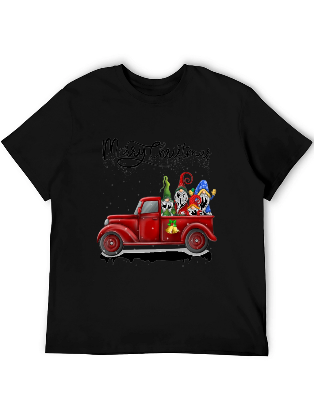 Merry Christmas Truck Gnomes Tee