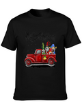 Merry Christmas Truck Gnomes Tee