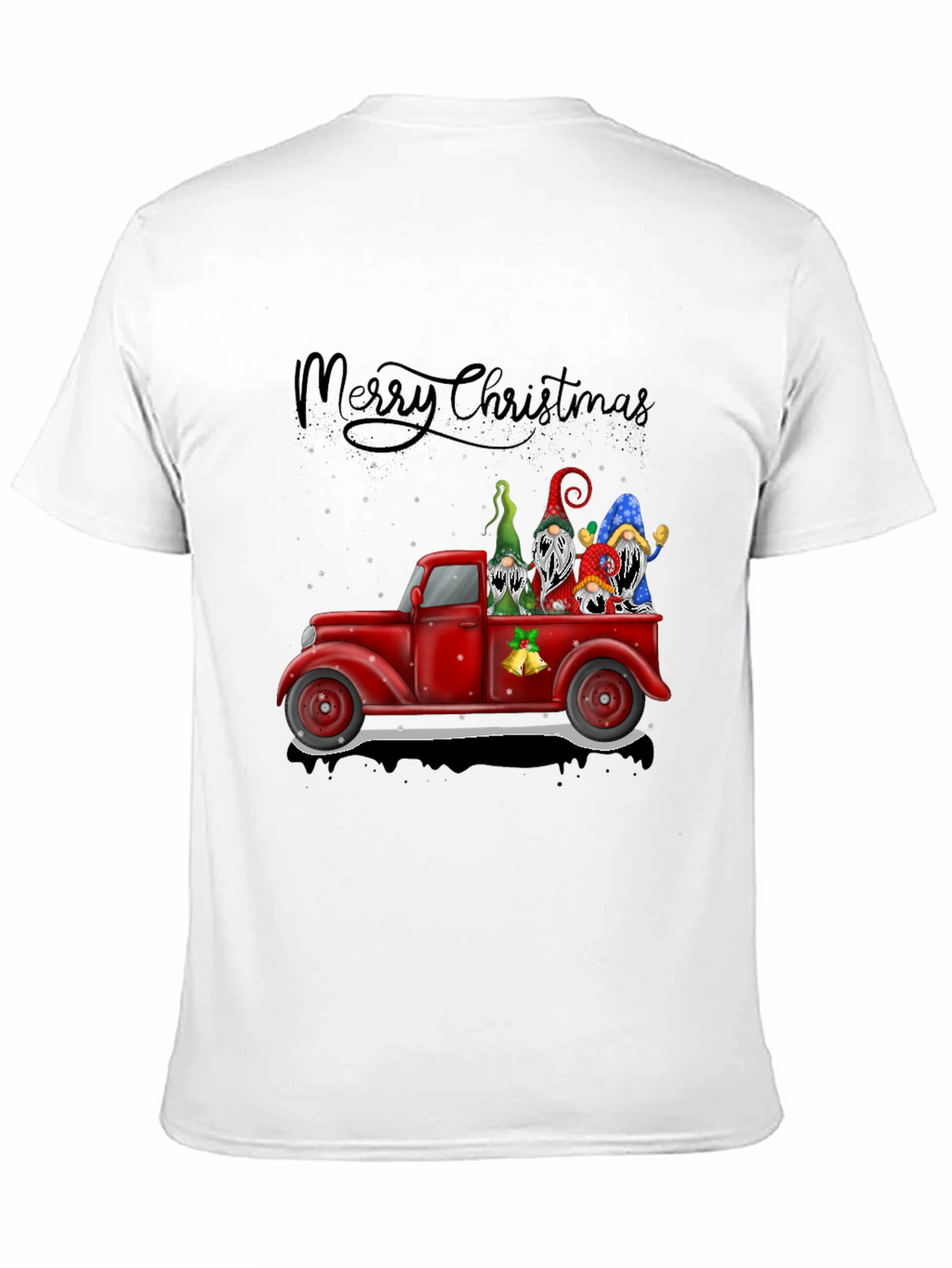 Merry Christmas Truck Gnomes Tee