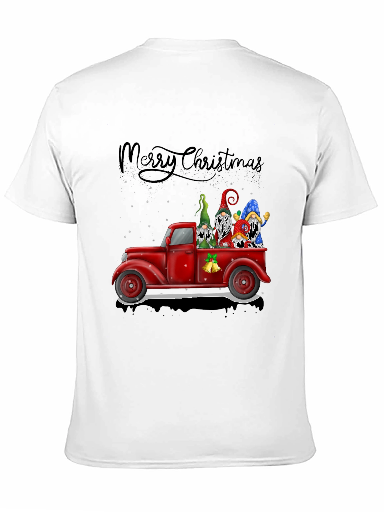 Merry Christmas Truck Gnomes Tee