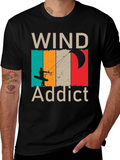 Wind Addict T-Shirt - Kiteboarding Design