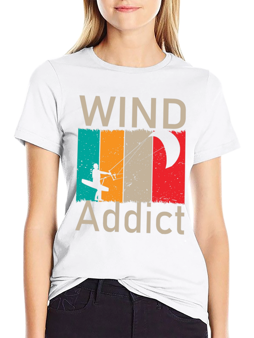 Wind Addict T-Shirt - Kiteboarding Design