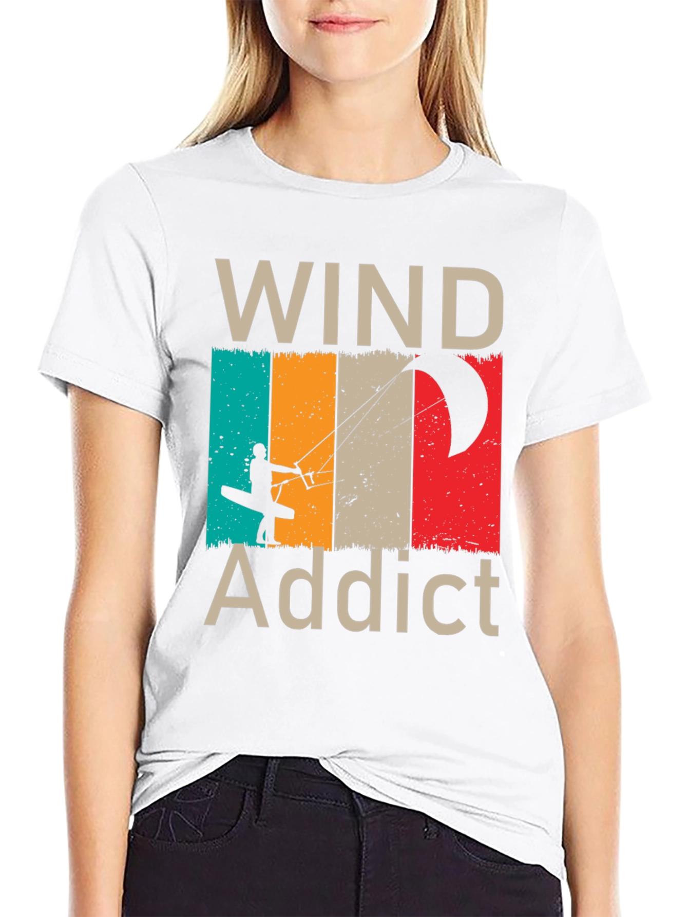 Wind Addict T-Shirt - Kiteboarding Design