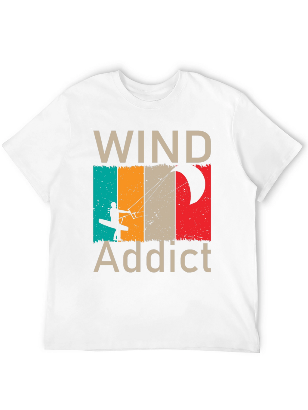 Wind Addict T-Shirt - Kiteboarding Design