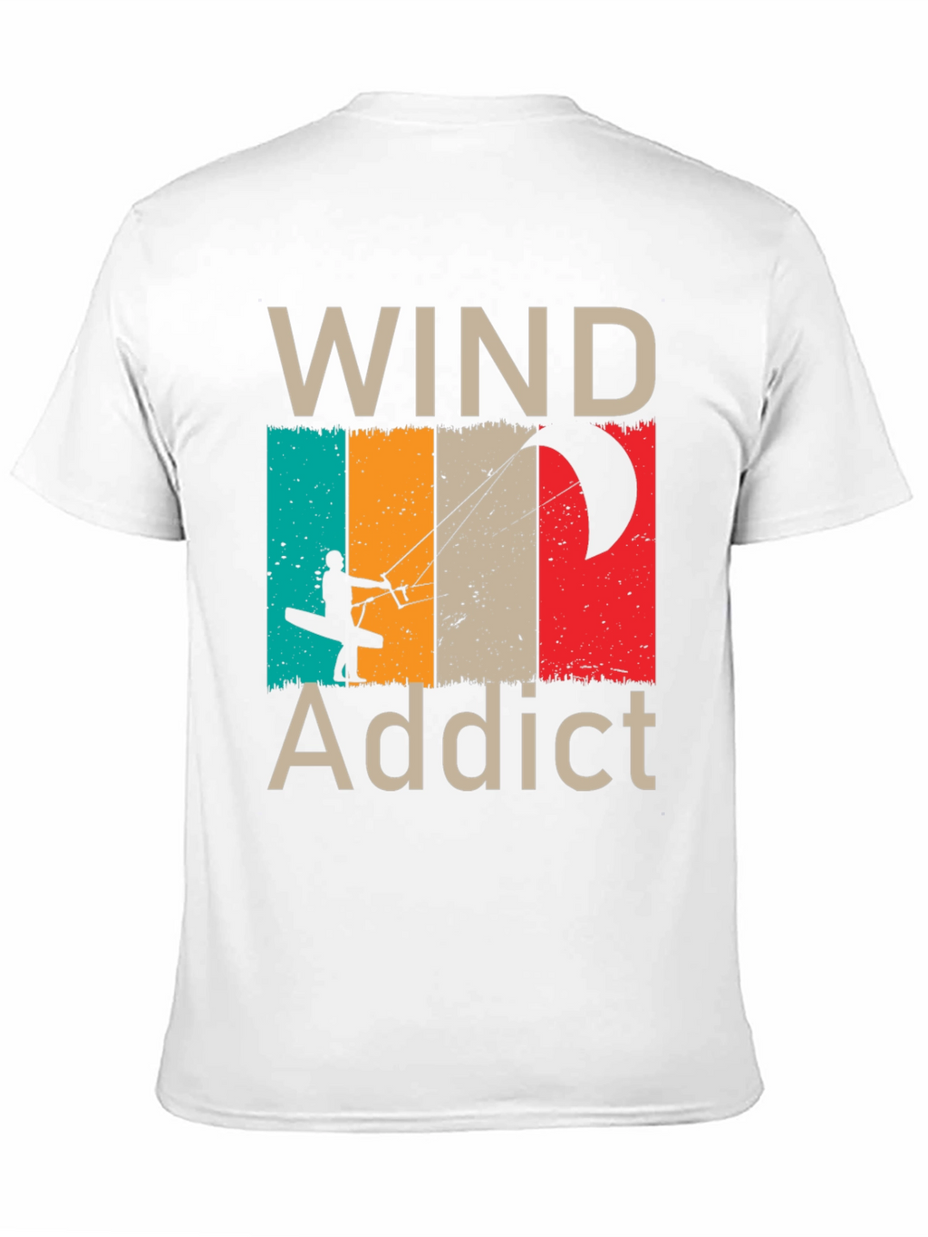 Wind Addict T-Shirt - Kiteboarding Design