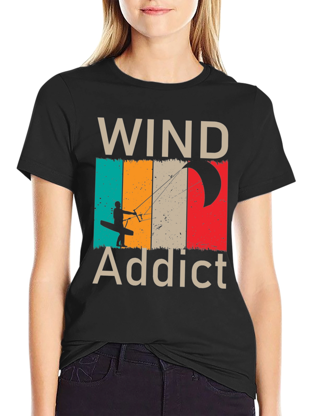 Wind Addict T-Shirt - Kiteboarding Design