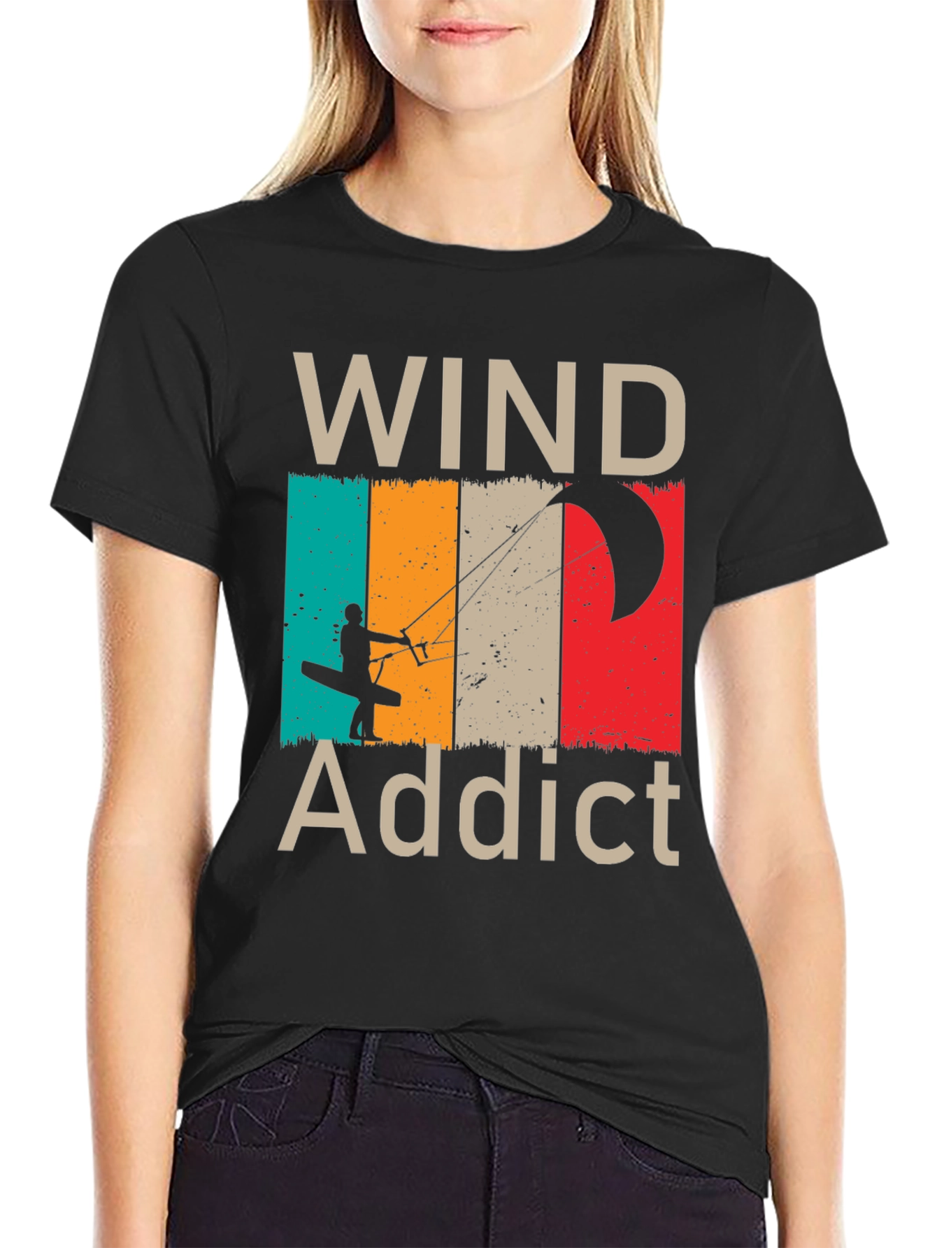 Wind Addict T-Shirt - Kiteboarding Design