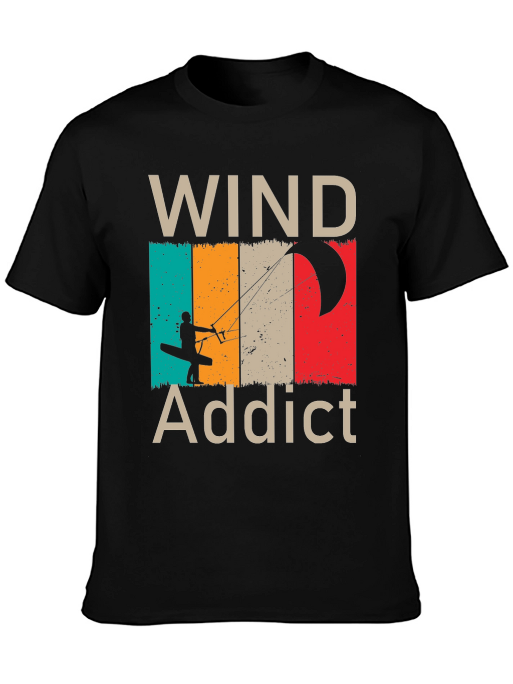 Wind Addict T-Shirt - Kiteboarding Design