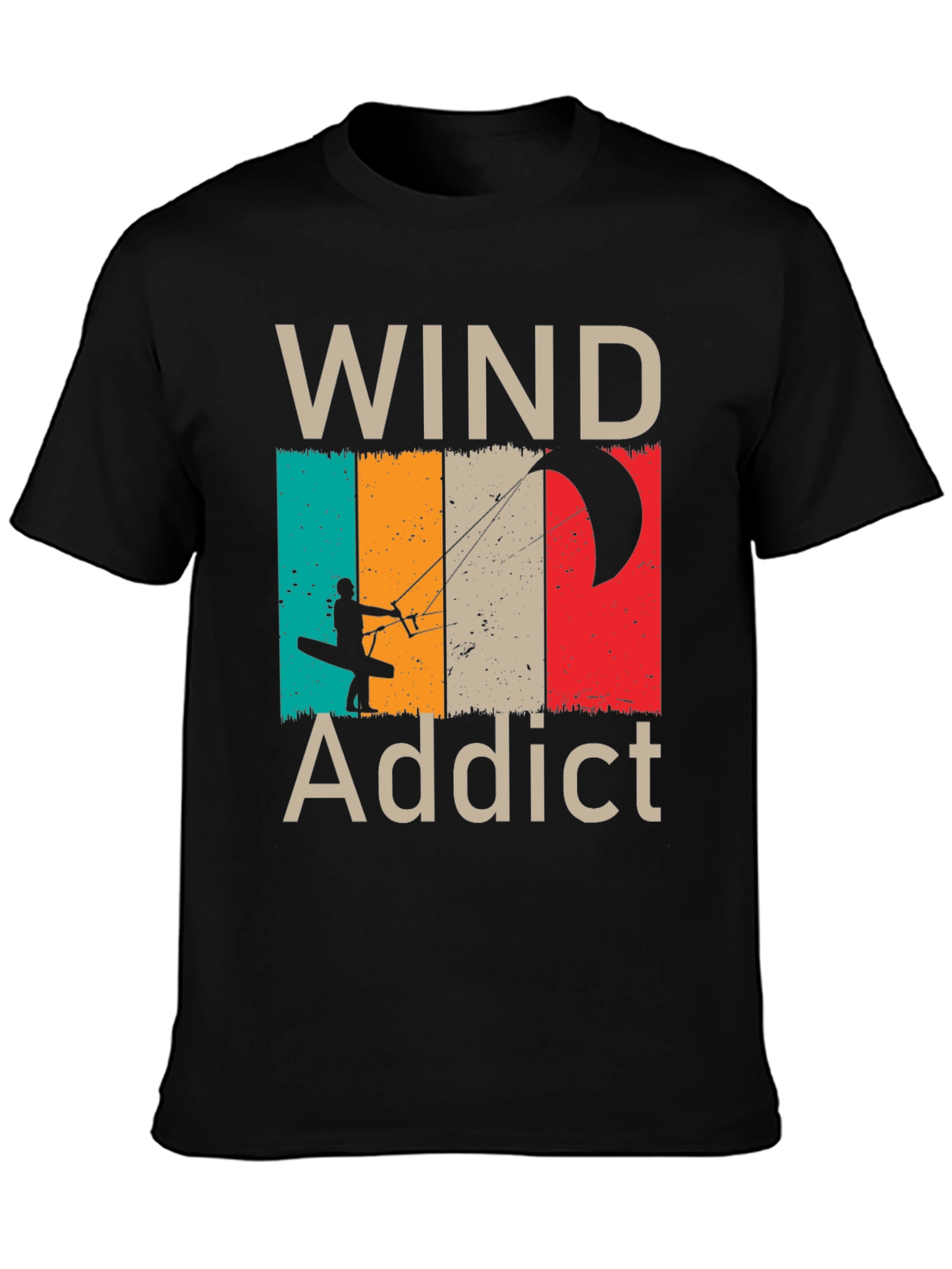 Wind Addict T-Shirt - Kiteboarding Design