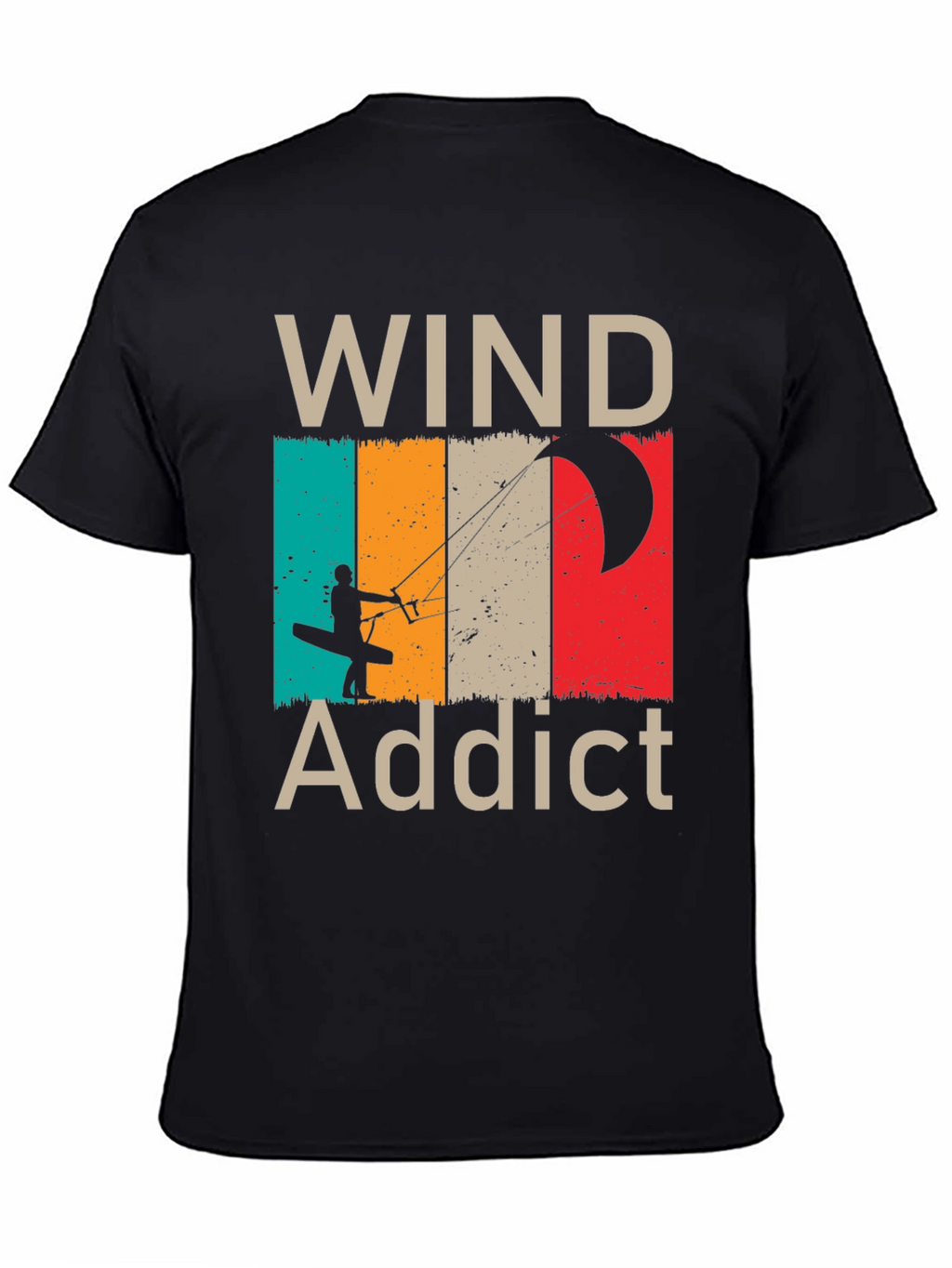 Wind Addict T-Shirt - Kiteboarding Design