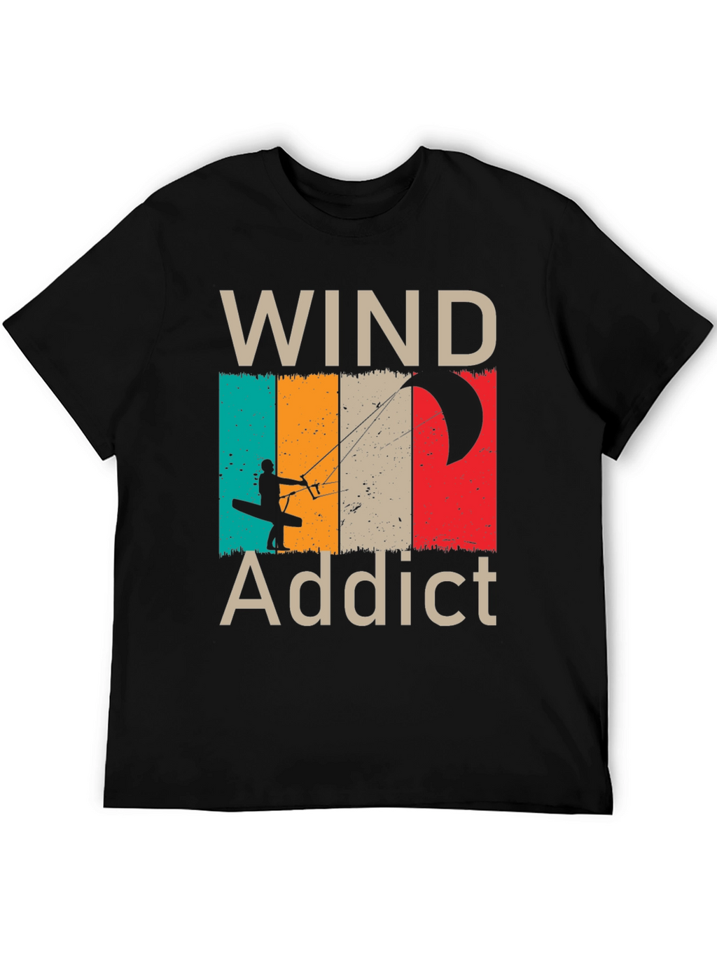 Wind Addict T-Shirt - Kiteboarding Design