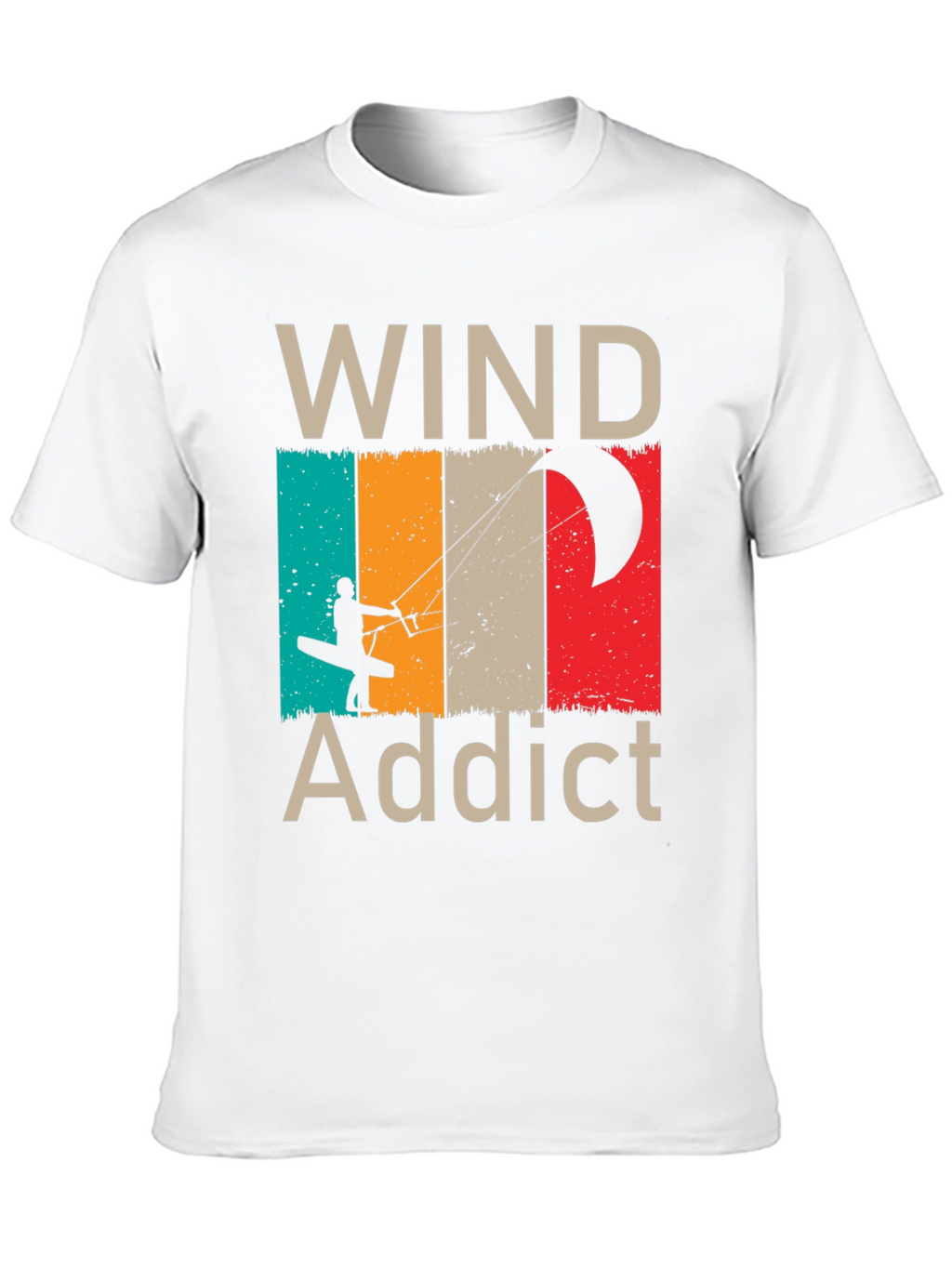 Wind Addict T-Shirt - Kiteboarding Design