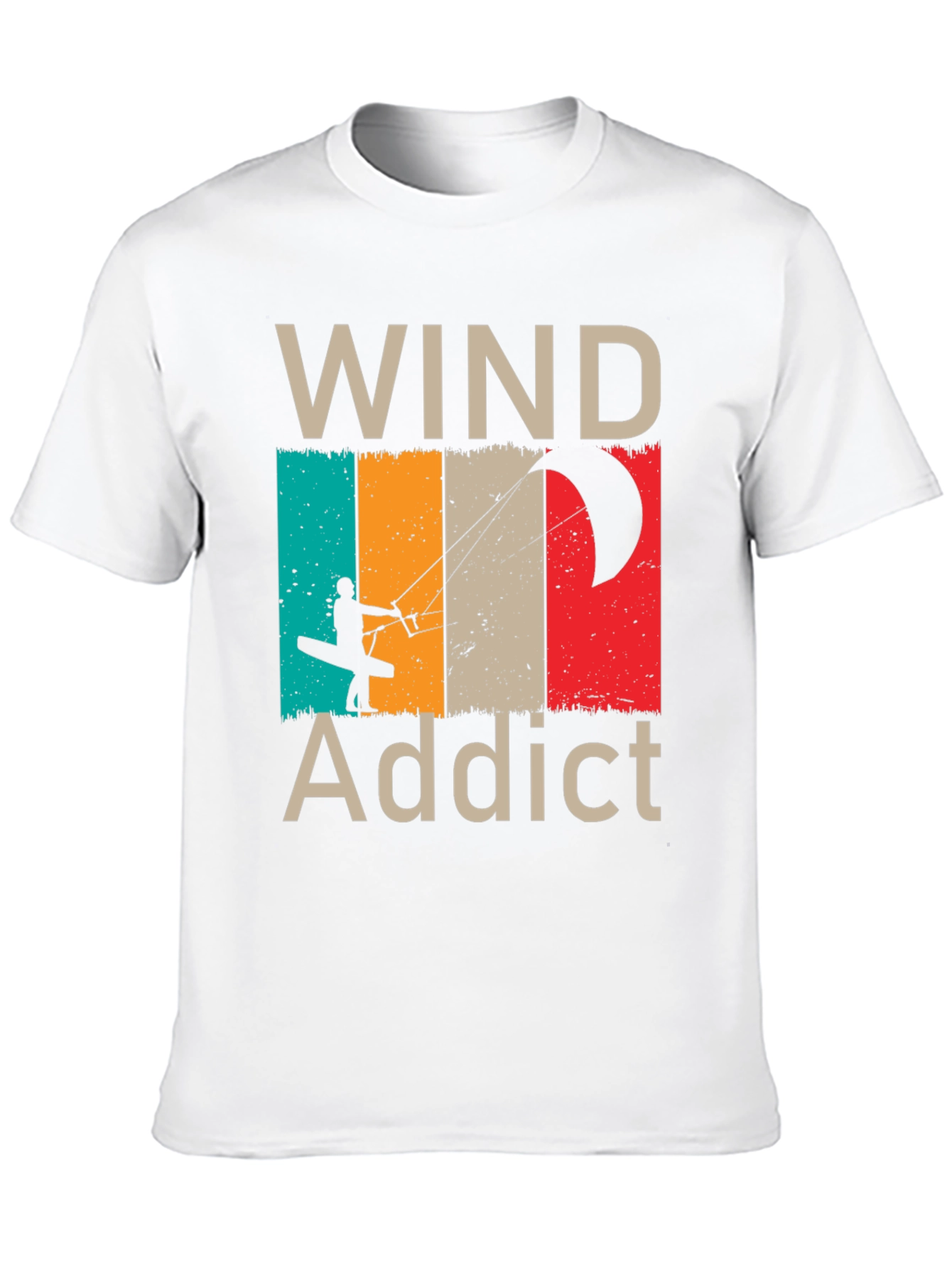 Wind Addict T-Shirt - Kiteboarding Design