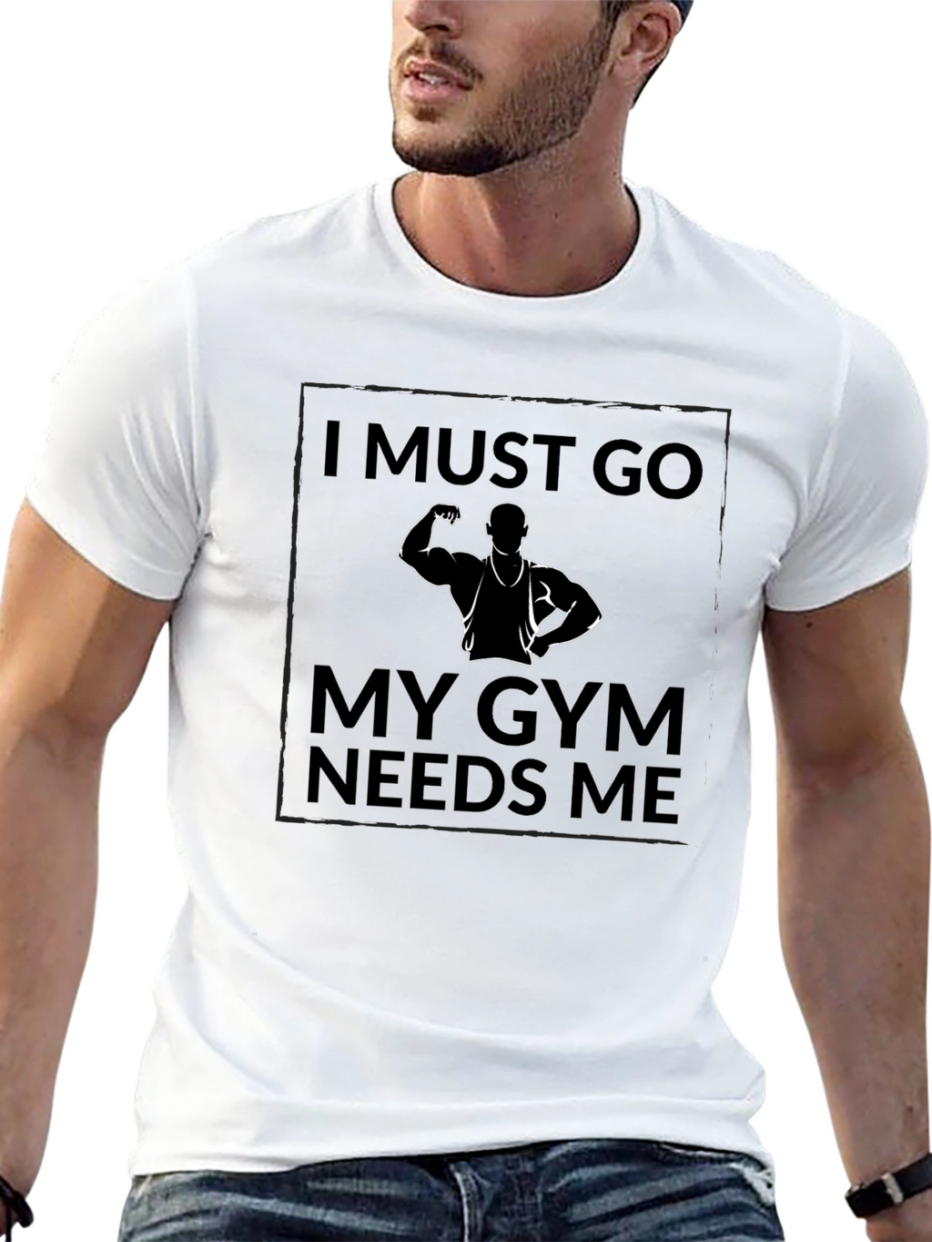 Gym Motivation Black T-Shirt