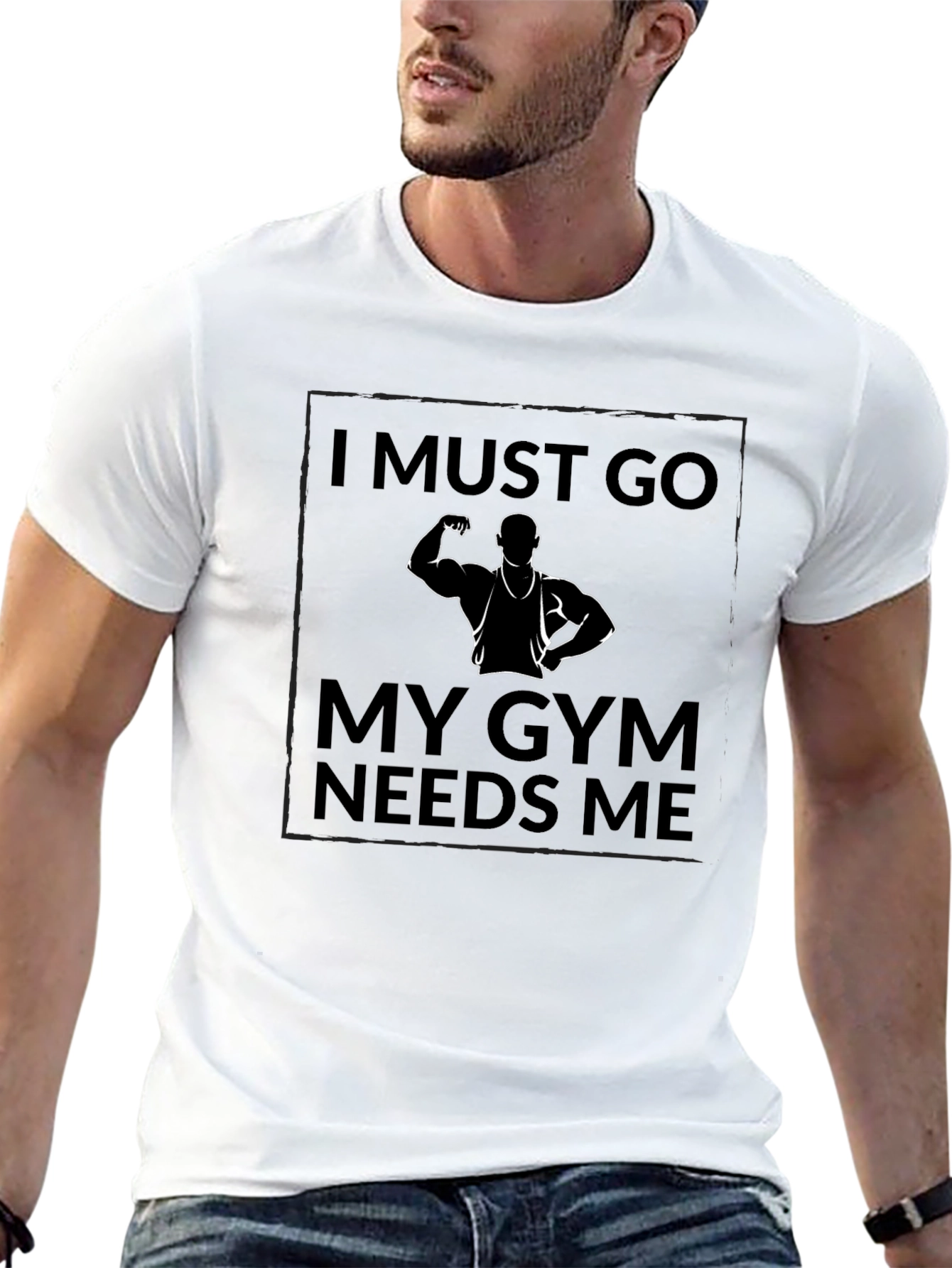Gym Motivation Black T-Shirt