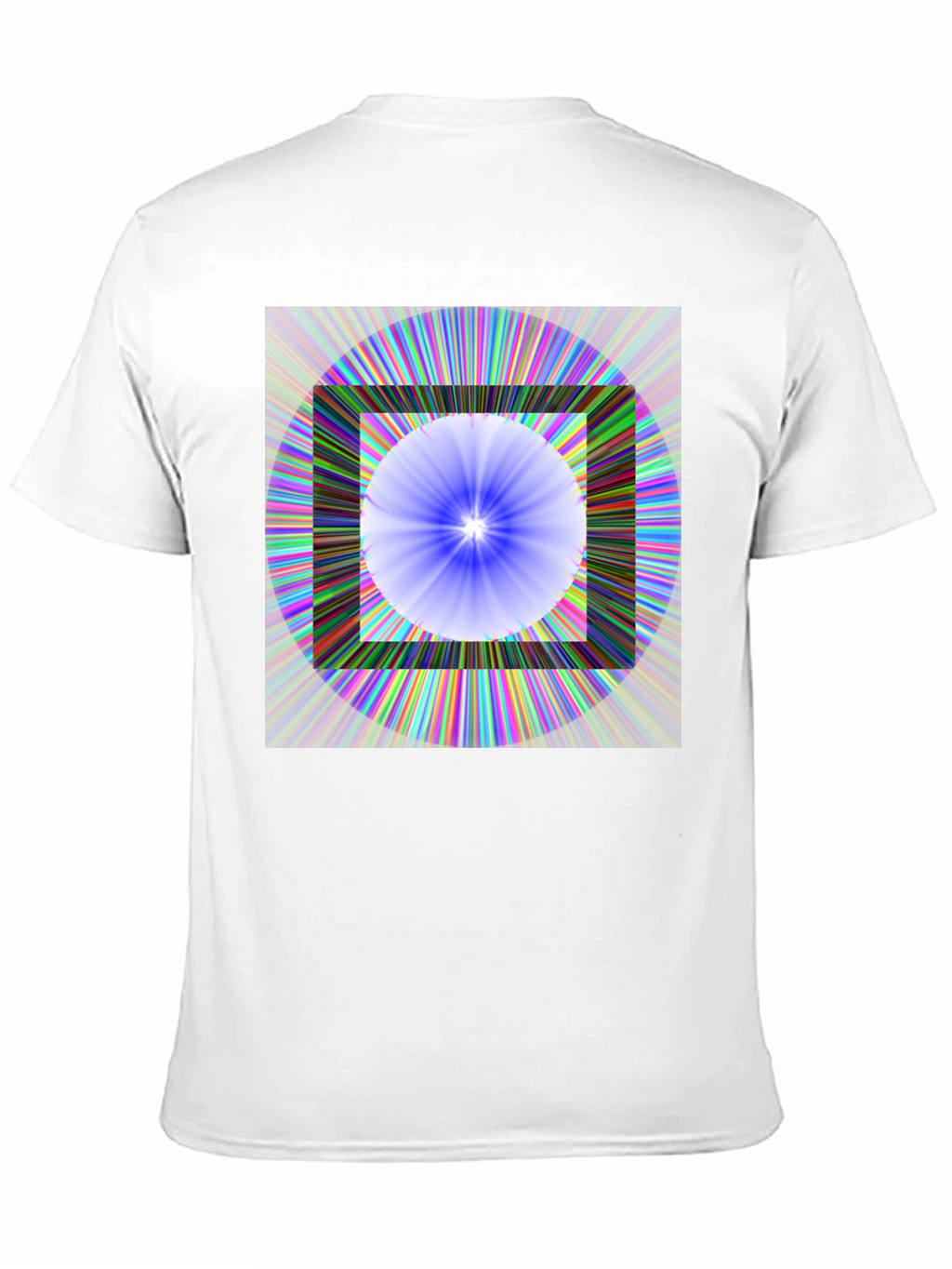 Geometric Circle & Square Graphic Tee