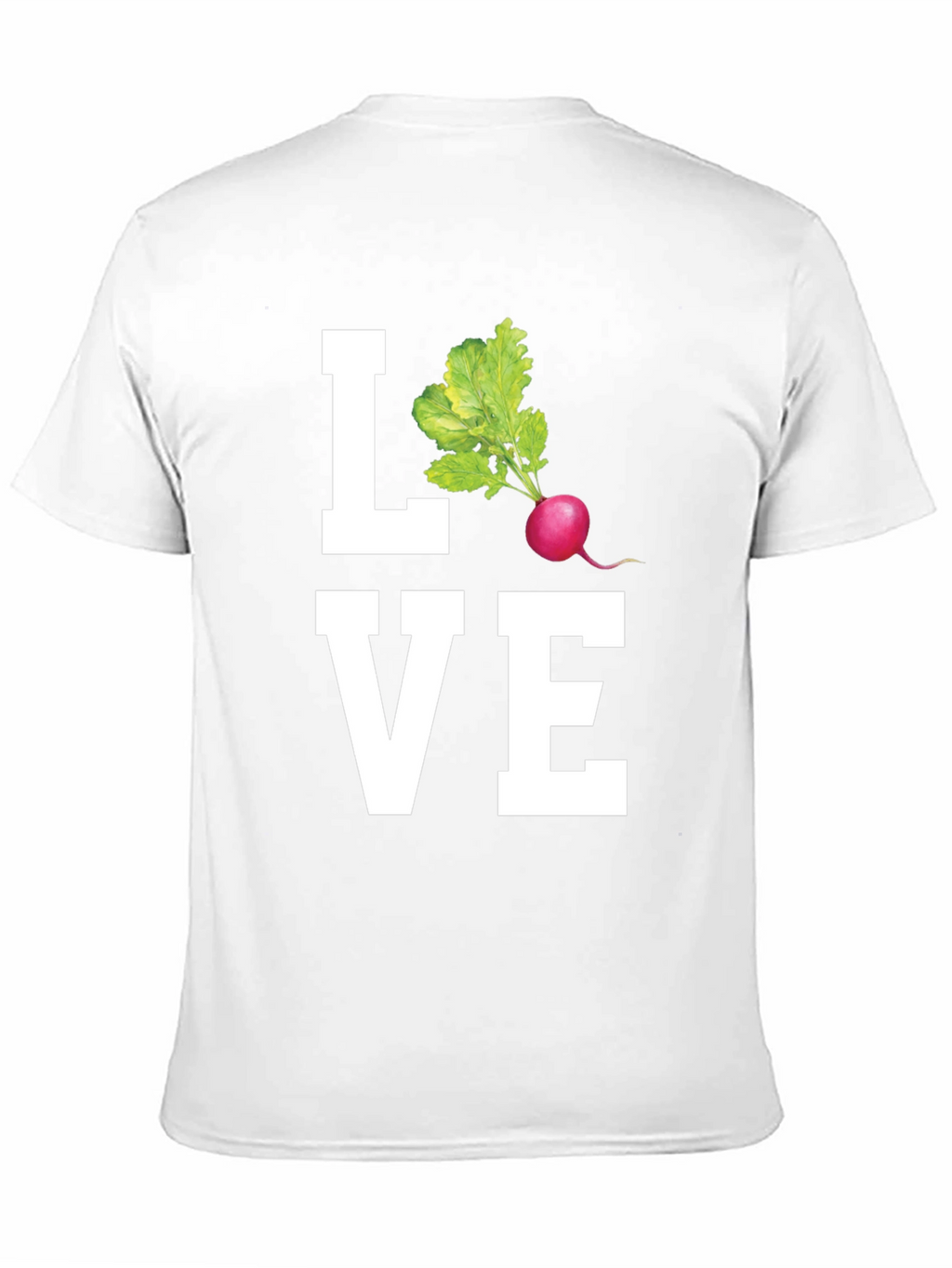 Love Radishes Graphic Tee - Black Cotton Shirt