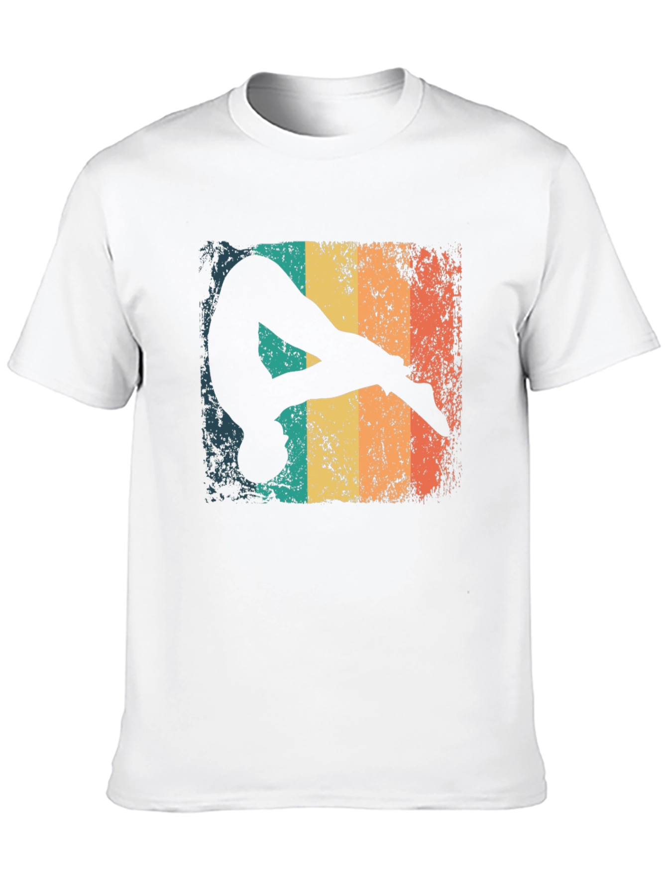 Retro Gymnast Graphic T-Shirt