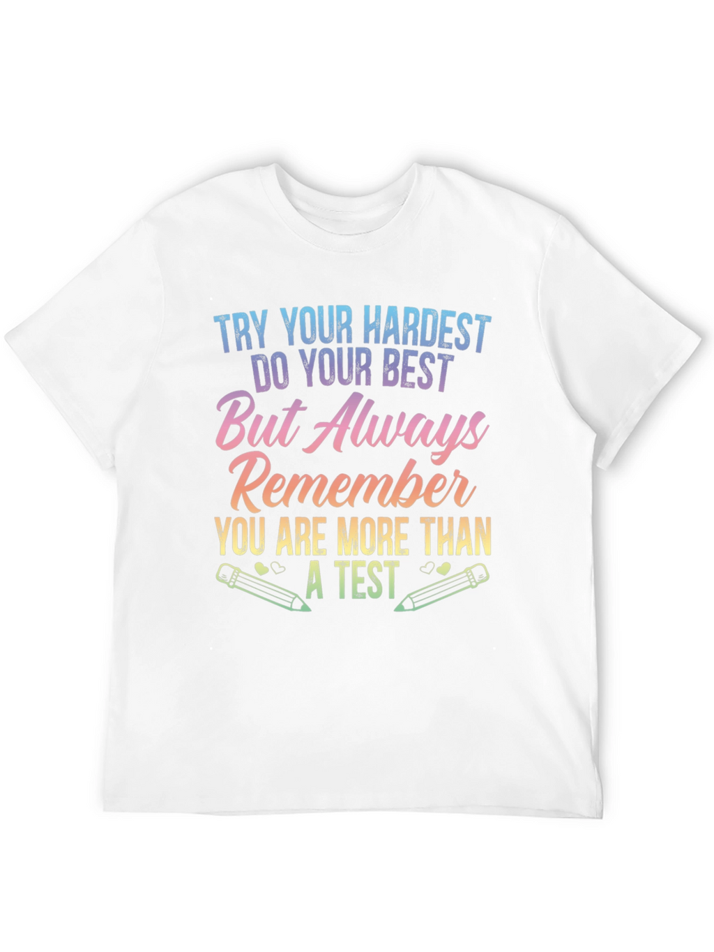 Inspirational More Than A Test Black T-Shirt