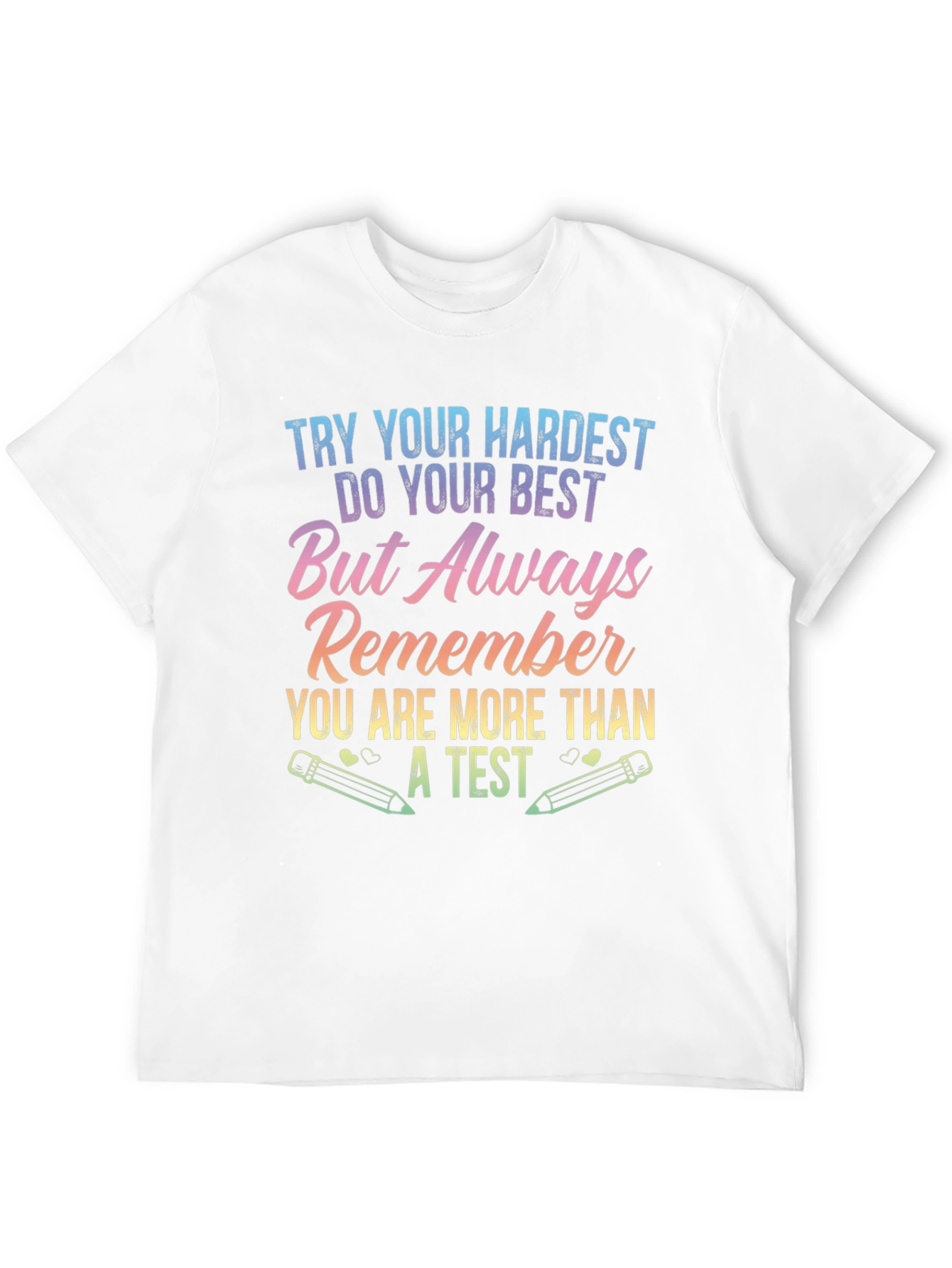 Inspirational More Than A Test Black T-Shirt